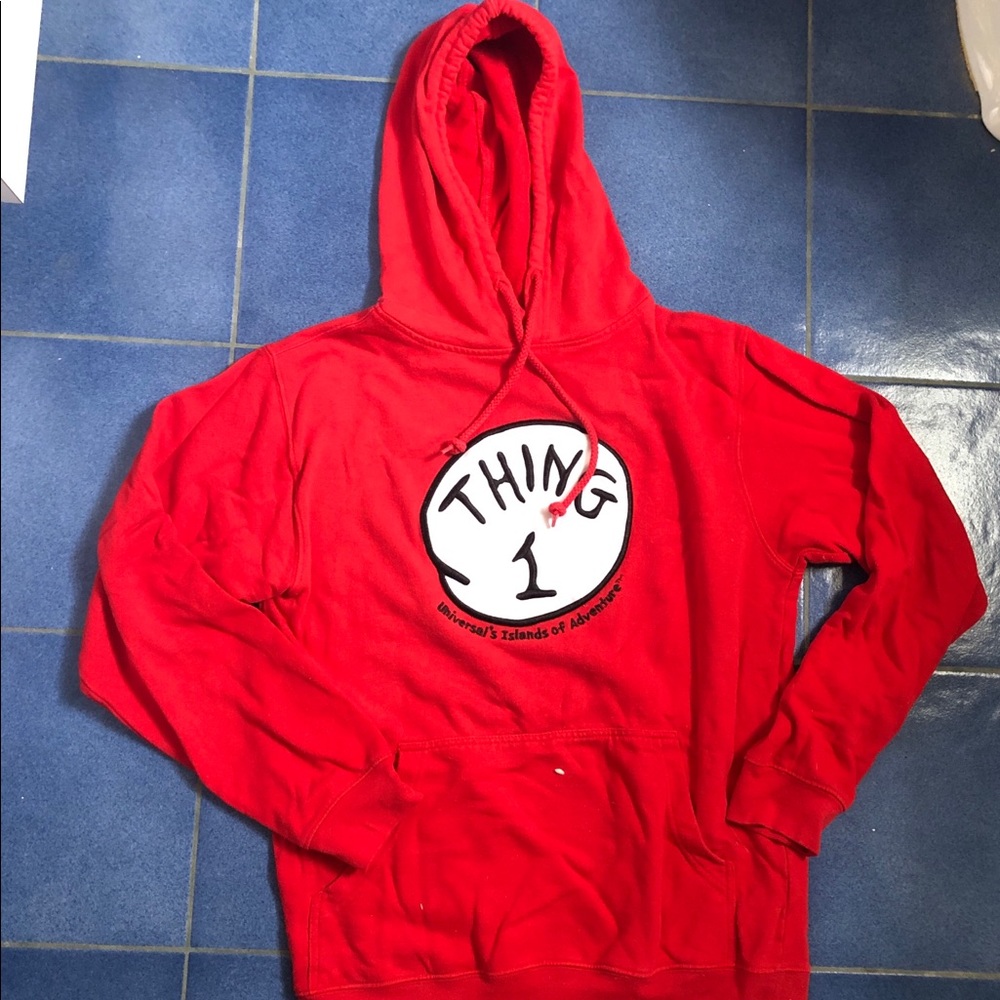 🛑SOLD🛑 Dr. Seuss Thing 1 Hoodie/Sweatshirt